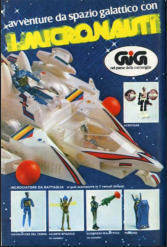 Pubblicit Linea GIG Micronauti 1980 (Phasar)